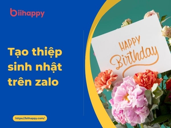 Hướng dẫn tạo thiệp sinh nhật trên Zalo miễn phí với các bước đơn giản