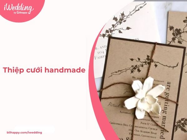 Thiệp cưới handmade: Nghệ thuật tạo dấu ấn riêng cho đám cưới