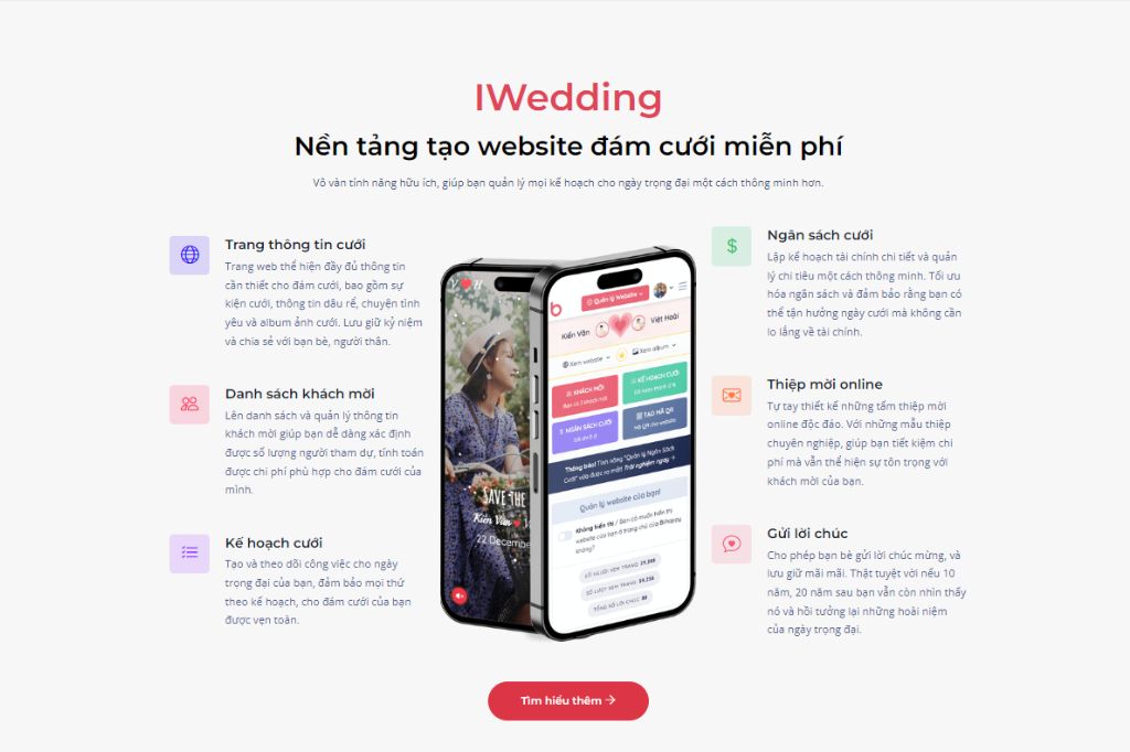 Vì sao nên tạo Website đám cưới trên iWedding